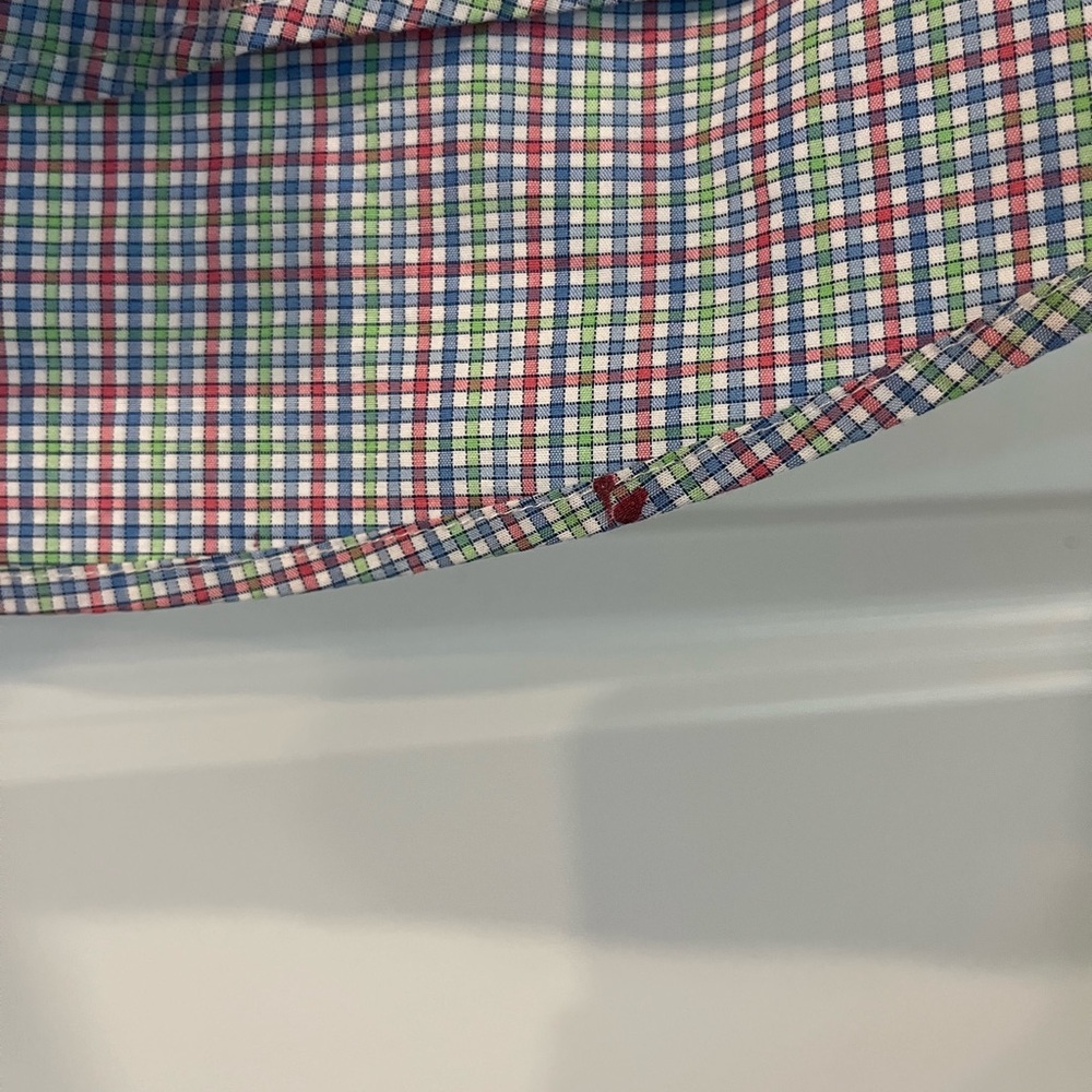 Southern Tide Men's Multicolor Checkered Classic Fit Button-down Shirt - Picture 9 of 11